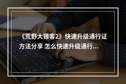 《荒野大镖客2》快速升级通行证方法分享 怎么快速升级通行证