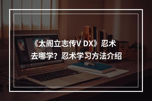 《太阁立志传V DX》忍术去哪学？忍术学习方法介绍