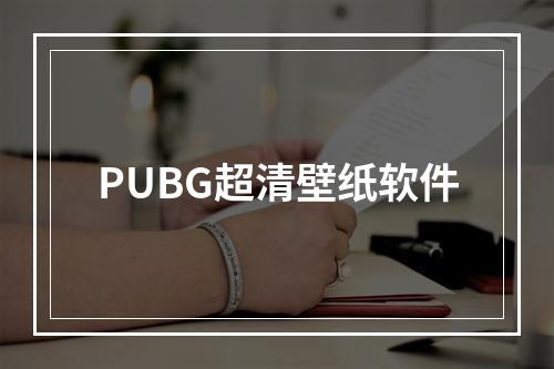 PUBG超清壁纸软件