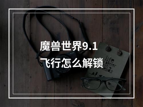 魔兽世界9.1飞行怎么解锁