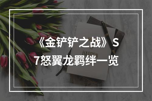 《金铲铲之战》S7怒翼龙羁绊一览