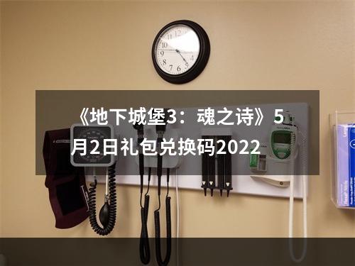 《地下城堡3：魂之诗》5月2日礼包兑换码2022