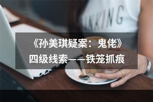 《孙美琪疑案：鬼佬》四级线索——铁笼抓痕