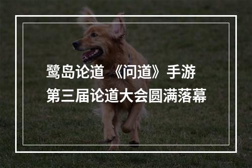 鹭岛论道 《问道》手游第三届论道大会圆满落幕