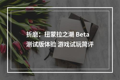 折磨：扭蒙拉之潮 Beta测试版体验 游戏试玩简评