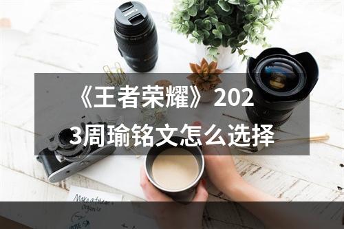 《王者荣耀》2023周瑜铭文怎么选择