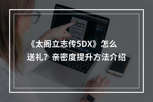 《太阁立志传5DX》怎么送礼？亲密度提升方法介绍