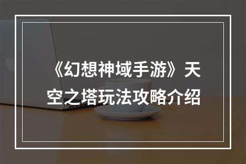 《幻想神域手游》天空之塔玩法攻略介绍