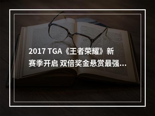 2017 TGA《王者荣耀》新赛季开启 双倍奖金悬赏最强王者