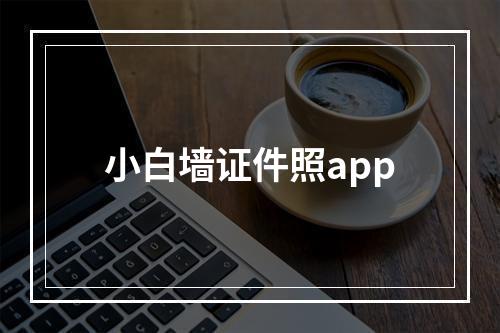 小白墙证件照app