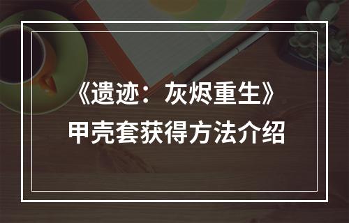 《遗迹：灰烬重生》甲壳套获得方法介绍