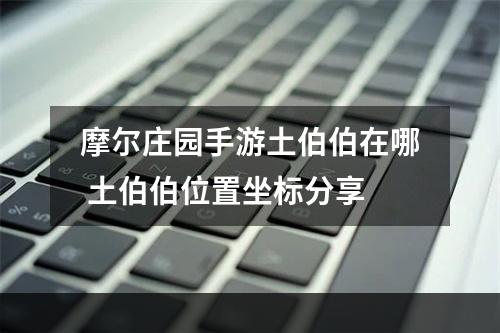 摩尔庄园手游土伯伯在哪 土伯伯位置坐标分享