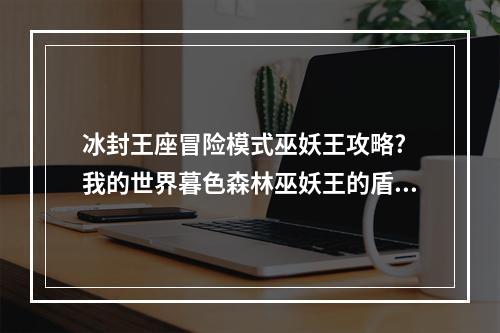 冰封王座冒险模式巫妖王攻略? 我的世界暮色森林巫妖王的盾怎么破方法攻略