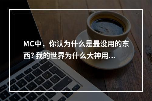 MC中，你认为什么是最没用的东西? 我的世界为什么大神用斧子攻略详解