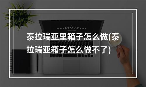 泰拉瑞亚里箱子怎么做(泰拉瑞亚箱子怎么做不了)