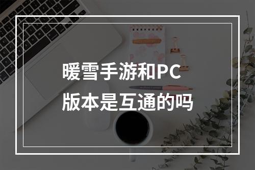 暖雪手游和PC版本是互通的吗