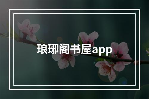 琅琊阁书屋app