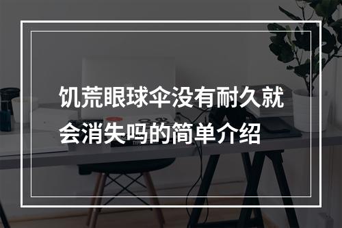 饥荒眼球伞没有耐久就会消失吗的简单介绍