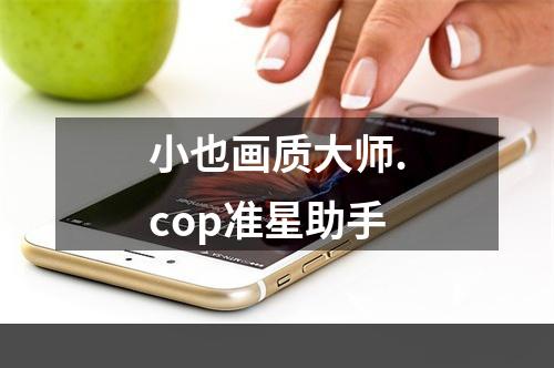 小也画质大师.cop准星助手