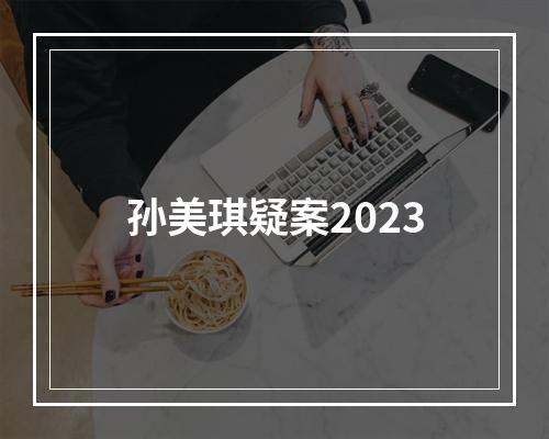 孙美琪疑案2023