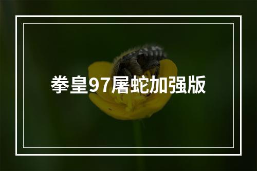 拳皇97屠蛇加强版