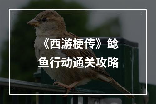 《西游梗传》鲶鱼行动通关攻略