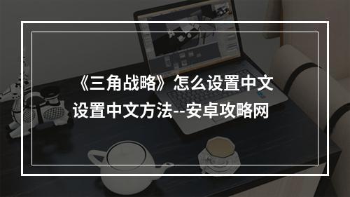 《三角战略》怎么设置中文 设置中文方法--安卓攻略网