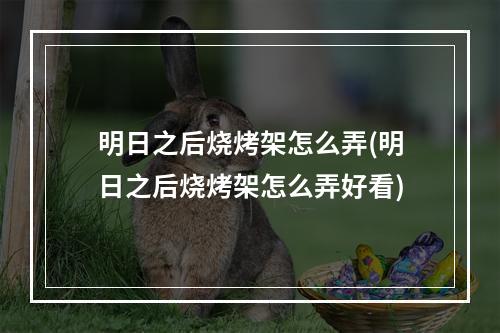 明日之后烧烤架怎么弄(明日之后烧烤架怎么弄好看)