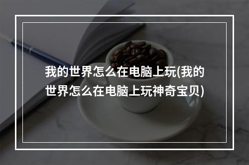 我的世界怎么在电脑上玩(我的世界怎么在电脑上玩神奇宝贝)