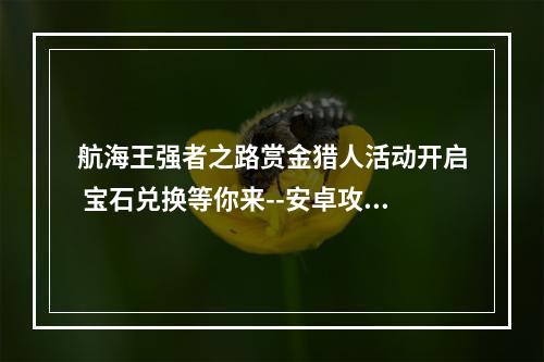 航海王强者之路赏金猎人活动开启 宝石兑换等你来--安卓攻略网