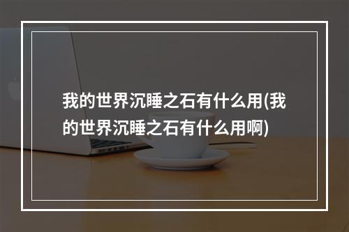 我的世界沉睡之石有什么用(我的世界沉睡之石有什么用啊)