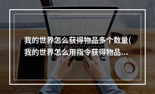 我的世界怎么获得物品多个数量(我的世界怎么用指令获得物品数量)