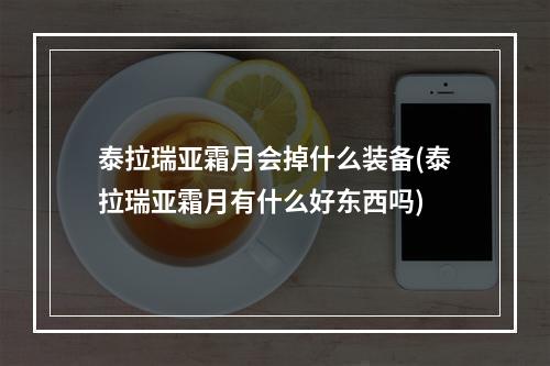 泰拉瑞亚霜月会掉什么装备(泰拉瑞亚霜月有什么好东西吗)