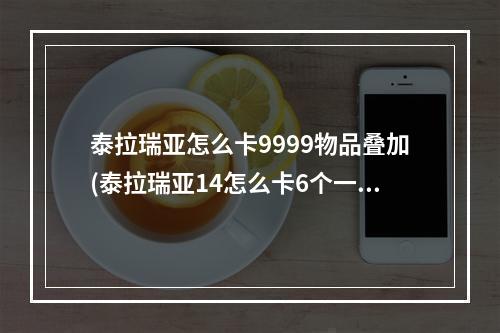 泰拉瑞亚怎么卡9999物品叠加(泰拉瑞亚14怎么卡6个一样的饰品)