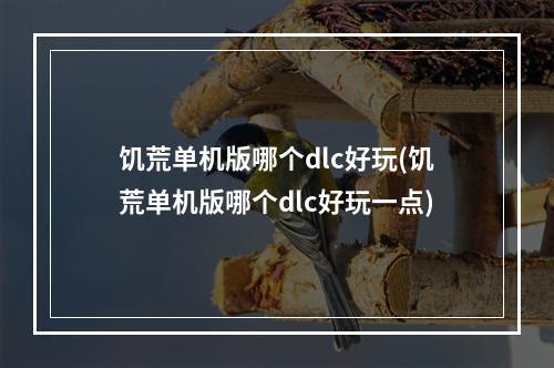 饥荒单机版哪个dlc好玩(饥荒单机版哪个dlc好玩一点)