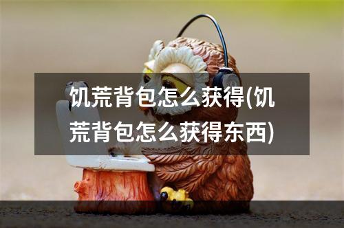 饥荒背包怎么获得(饥荒背包怎么获得东西)