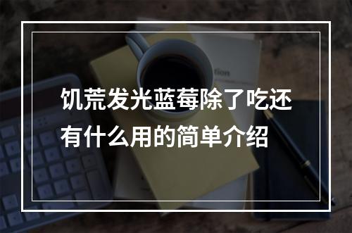 饥荒发光蓝莓除了吃还有什么用的简单介绍