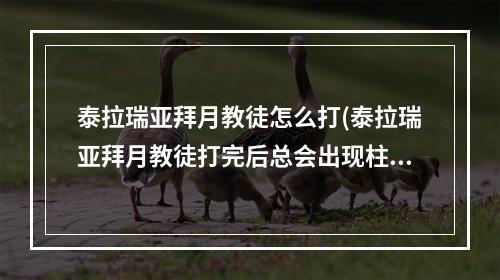 泰拉瑞亚拜月教徒怎么打(泰拉瑞亚拜月教徒打完后总会出现柱子吗)