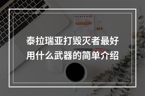 泰拉瑞亚打毁灭者最好用什么武器的简单介绍