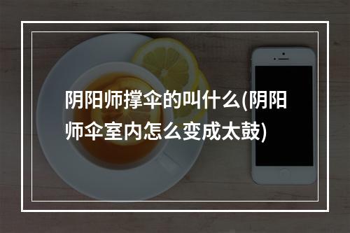 阴阳师撑伞的叫什么(阴阳师伞室内怎么变成太鼓)