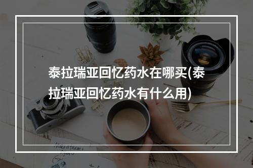 泰拉瑞亚回忆药水在哪买(泰拉瑞亚回忆药水有什么用)