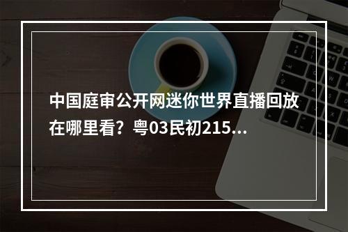 中国庭审公开网迷你世界直播回放在哪里看？粤03民初2157号直播回放地址[多图]--手游攻略网