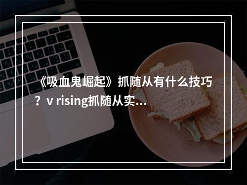 《吸血鬼崛起》抓随从有什么技巧？v rising抓随从实用小技巧分享--安卓攻略网