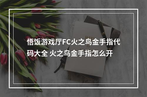 悟饭游戏厅FC火之鸟金手指代码大全 火之鸟金手指怎么开