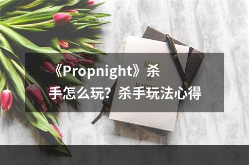 《Propnight》杀手怎么玩？杀手玩法心得