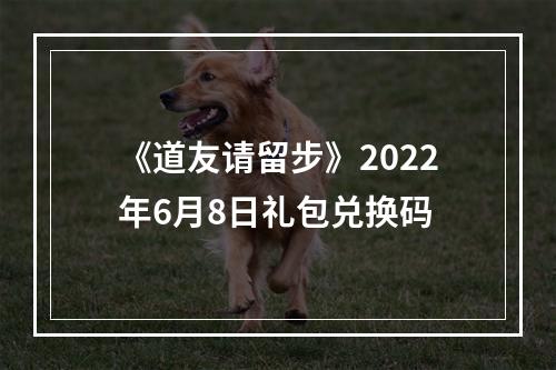 《道友请留步》2022年6月8日礼包兑换码