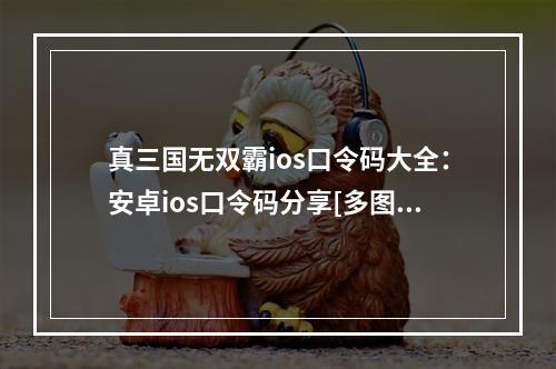 真三国无双霸ios口令码大全：安卓ios口令码分享[多图]