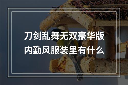 刀剑乱舞无双豪华版内勤风服装里有什么