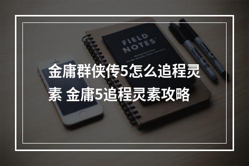 金庸群侠传5怎么追程灵素 金庸5追程灵素攻略