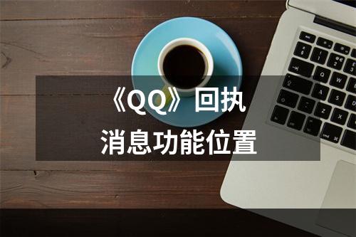 《QQ》回执消息功能位置